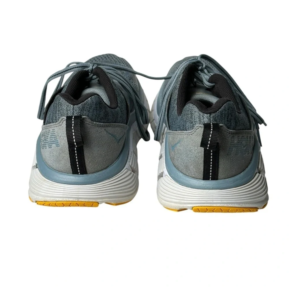 HOKA Gaviota 2 Men's Size 8 2E Wide Sneakers Running Shoes Blue Yellow One One